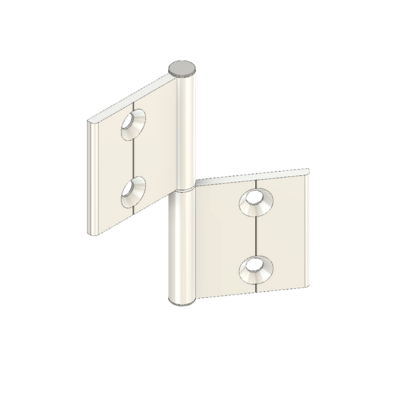 MODULAR SOLUTIONS ALUMINUM HINGE<br>45 LIFTOFF W/HARDWARE